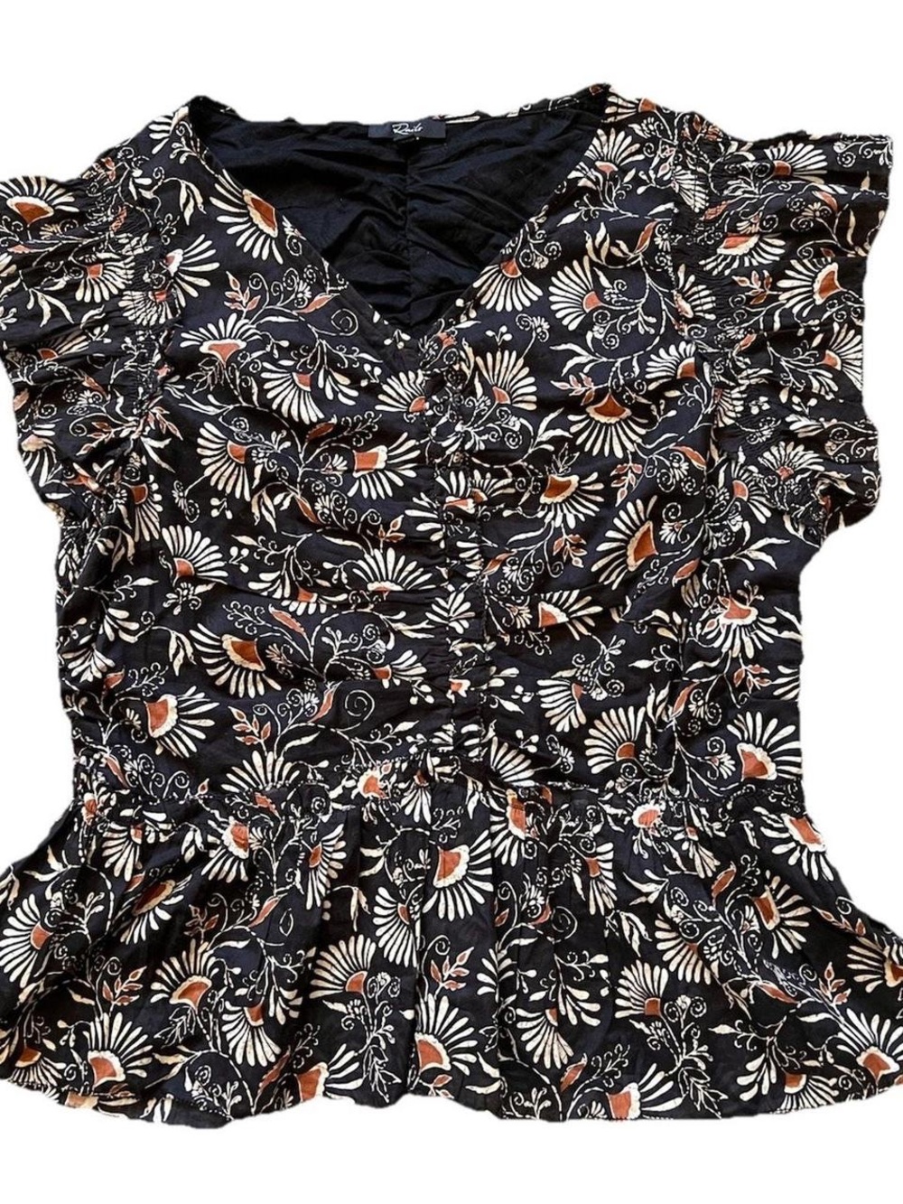 Rails Black Floral Women’s Blouse